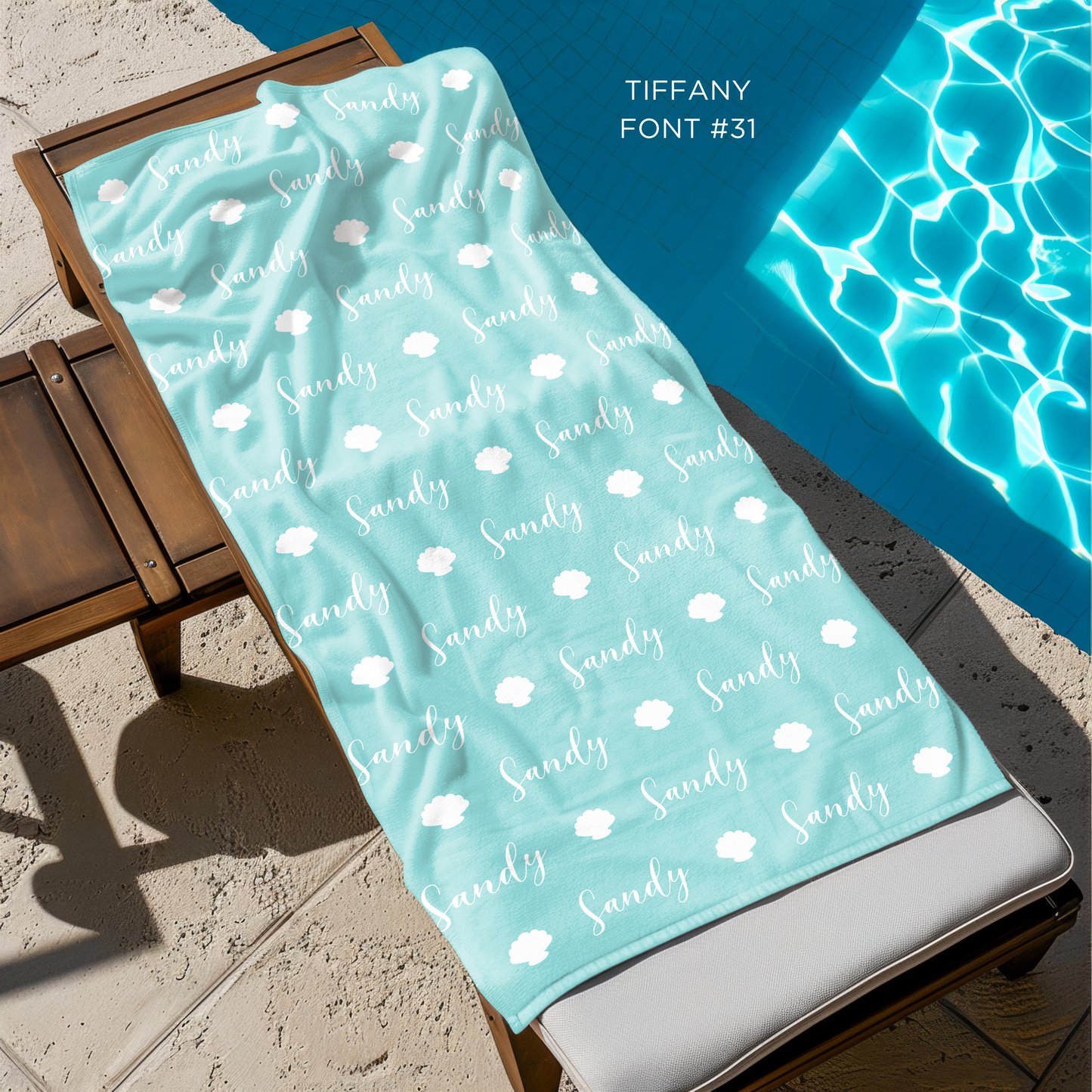 CUTE NAME BEACH TOWEL