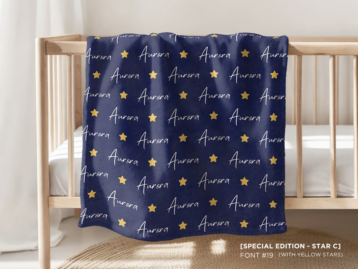 STARRY NAME BLANKET